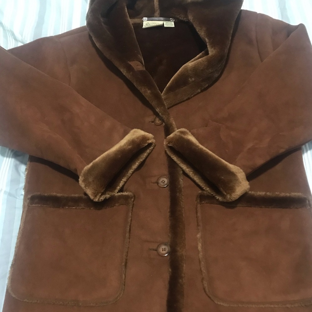 Retro Sherling Style Coat Size Medium